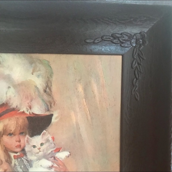 Rare Vintage 1900’s Cherry flower frame picture - Picture 6 of 8